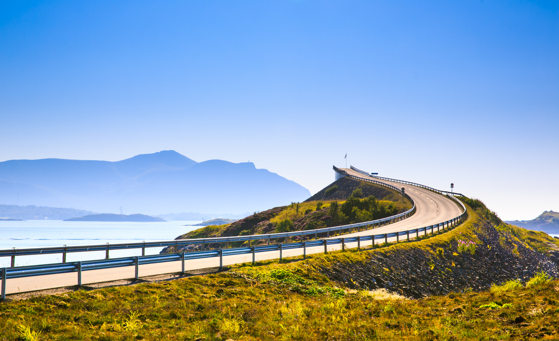 Beautiful Atlantic road .